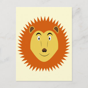 Cartão Postal Signo de Leão Aniversário Leão