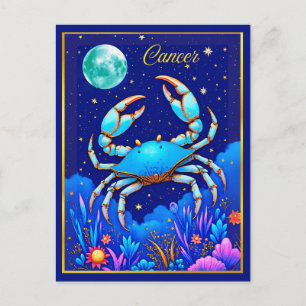 Cartão Postal Signo Zodiacal de Câncer