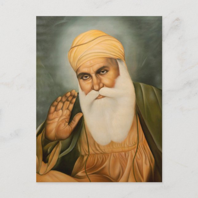 Cartão Postal Sikh Art/Símbolo (Frente)