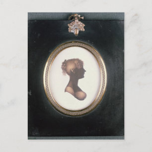 Cartão Postal Silhouette de Cassandra Austen, c.1809