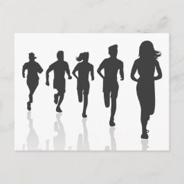 Cartão Postal Silhouettes - Maratona Minimalista