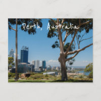 silhueta de Perth a partir do magnífico Kings Park