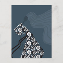 Silhueta Dramática Arte de Moda Glam Elegante