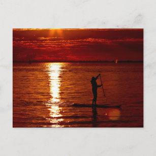 Cartão Postal Silhuette Sunset