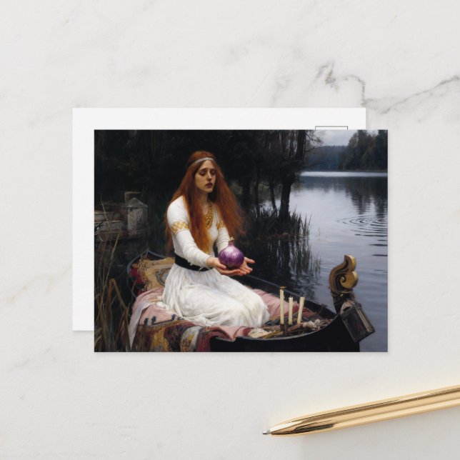 Cartão Postal Silly Lady of Shallot Parody (Frente/Verso In Situ)