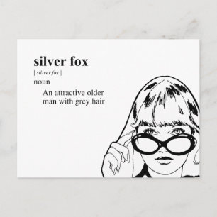 CARTÃO POSTAL SILVER FOX