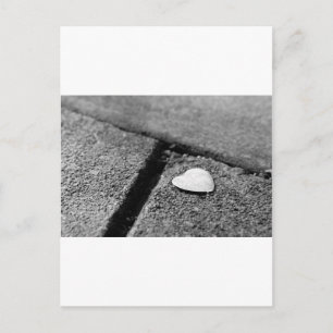 Cartão Postal Silver Heart em Sidewalk