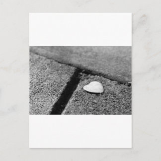 Cartão Postal Silver Heart em Sidewalk