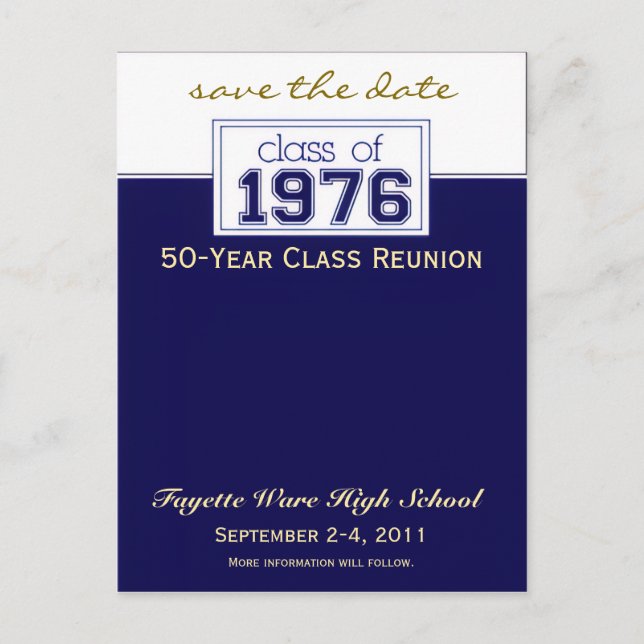 Cartão Postal Silver Knights Class Reunion (Frente)