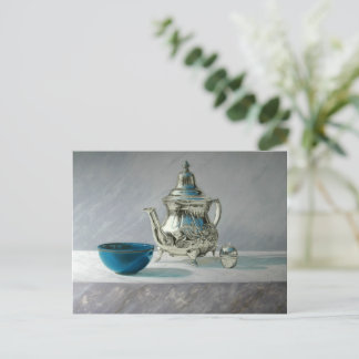 Cartão Postal Silver Teapot Postcard