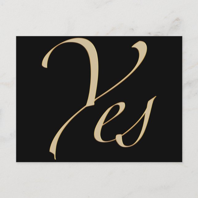 Cartão Postal Sim (Frente)