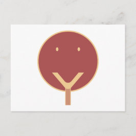 Cartão Postal Sim face - C/R.