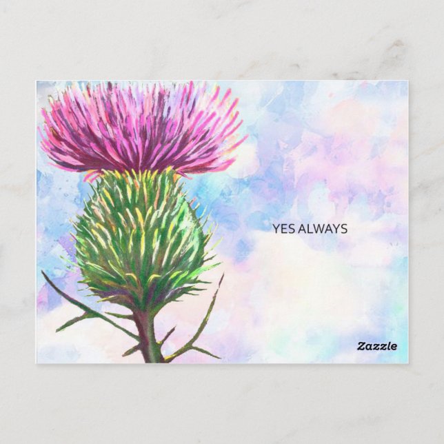 CARTÃO POSTAL "SIM SEMPRE (Verso)