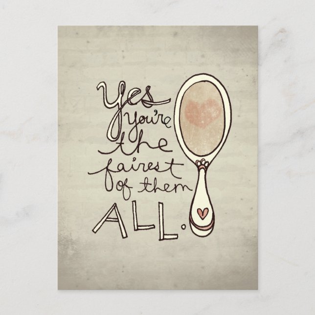 Cartão Postal sim você é o mais justo (Frente)