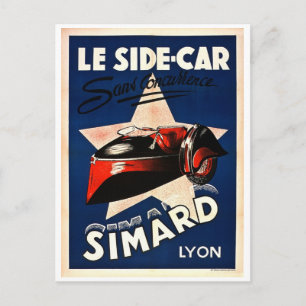 Cartão Postal Simard - Le Side Car
