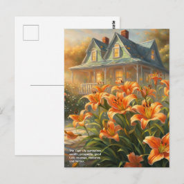 Cartão Postal Simbolismo do Lírio do Tigre