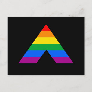 Cartão Postal Símbolo Ally hetero