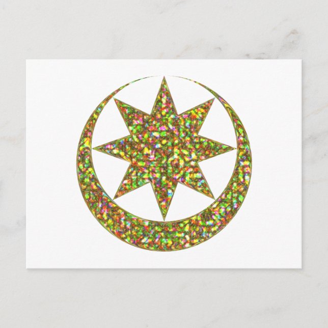 Cartão Postal Símbolo Astarte Ishtar (Frente)