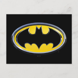 Cartão Postal Símbolo Batman | Logotipo clássico