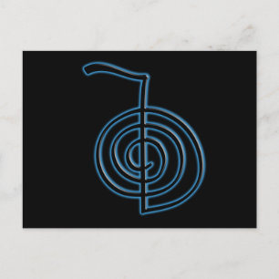Cartão Postal Símbolo Cho Ku Rei Reiki