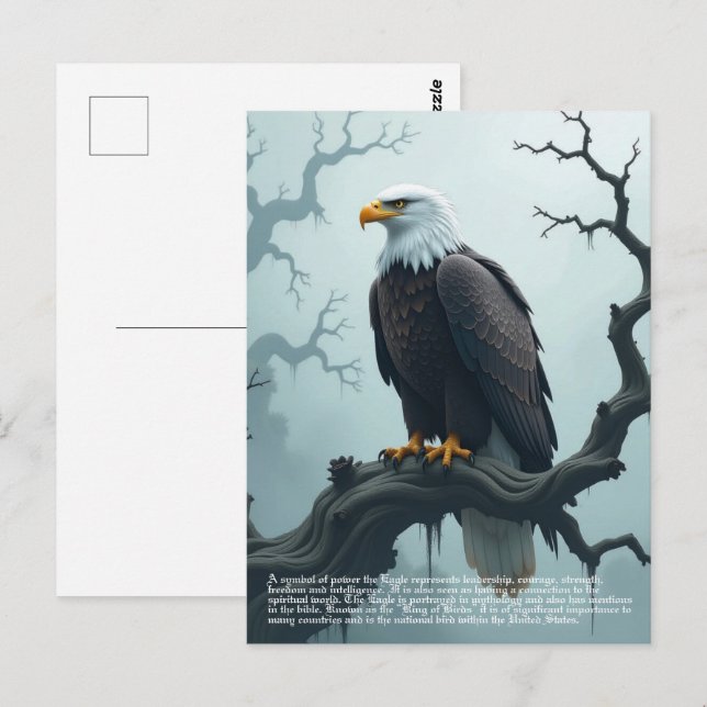 Cartão Postal Símbolo da águia (Frente/Verso)