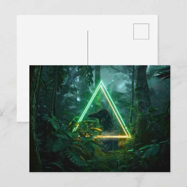 Cartão Postal Símbolo de Birdman Vivo (Frente/Verso)