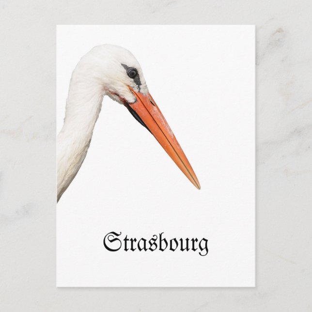 Cartão Postal Símbolo De Estrasburgo, Alsace (Frente)