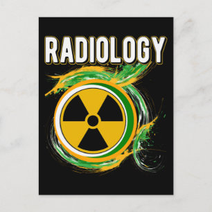 Cartão Postal Símbolo de Radiologia Raio X Radiologista