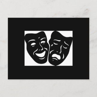 Cartão Postal Símbolo de Teatro