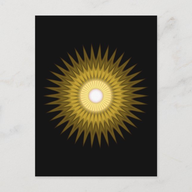 Cartão Postal símbolo ensolarado (Frente)