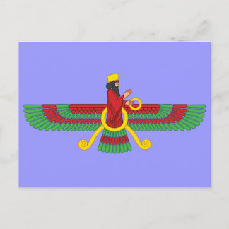 Cartão Postal Símbolo Faravahar