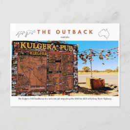Cartão Postal Símbolo Kulgera Roadhouse