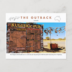 Cartão Postal Símbolo Kulgera Roadhouse