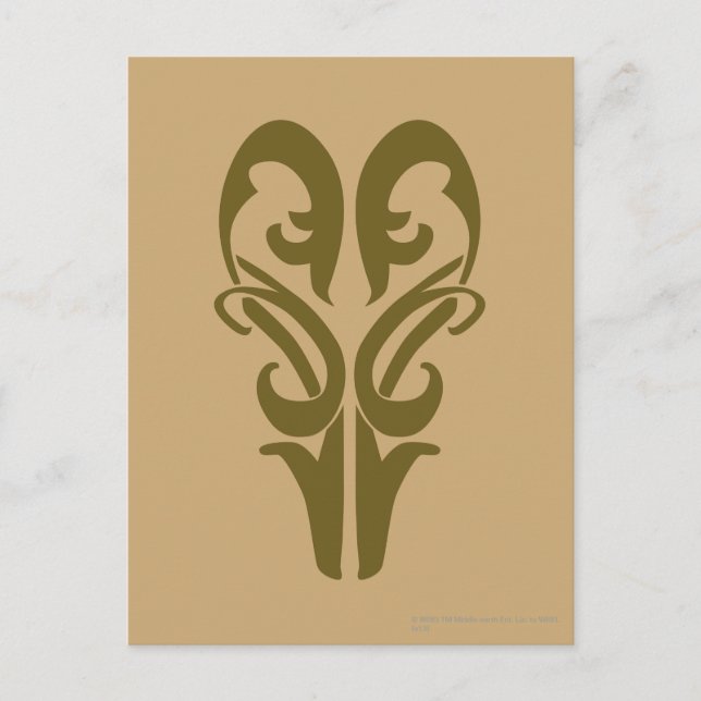 Cartão Postal Símbolo LEGOLAS GREENLEAF™ (Frente)