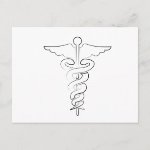Cartão Postal Símbolo médico