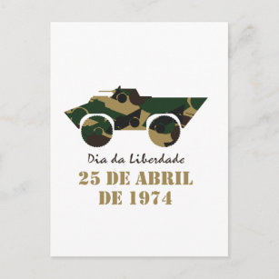 Cartão Postal Símbolo militar da Revolução de 25 de abril
