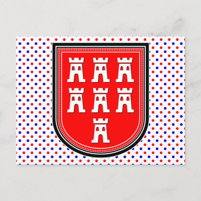 Cartão Postal Símbolo saxônico (Frente)