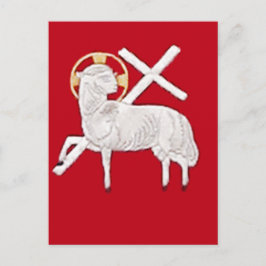 CARTÃO POSTAL SÍMBOLOS DE DEUS DA IGREJA CRISTÃ