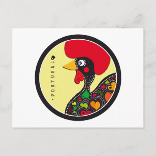 Cartão Postal Símbolos de Portugal - Galo
