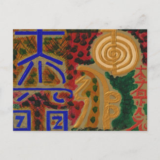Cartão Postal Símbolos USUI REIKI