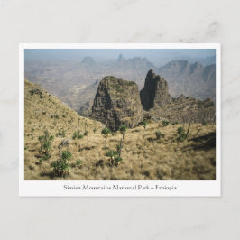 Cartão Postal Simien Mounains Etiópia
