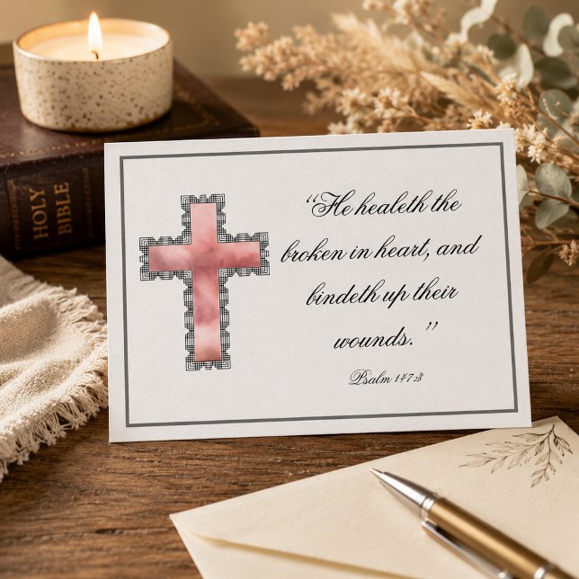 Cartão Postal Simpatia Cristã Elegante (Criador carregado)