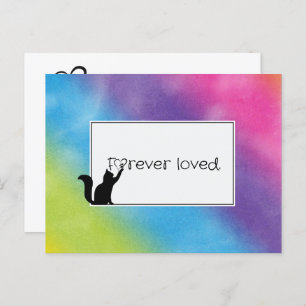 Cartão Postal Simpatia por perda de gatinho de Pet do Vet