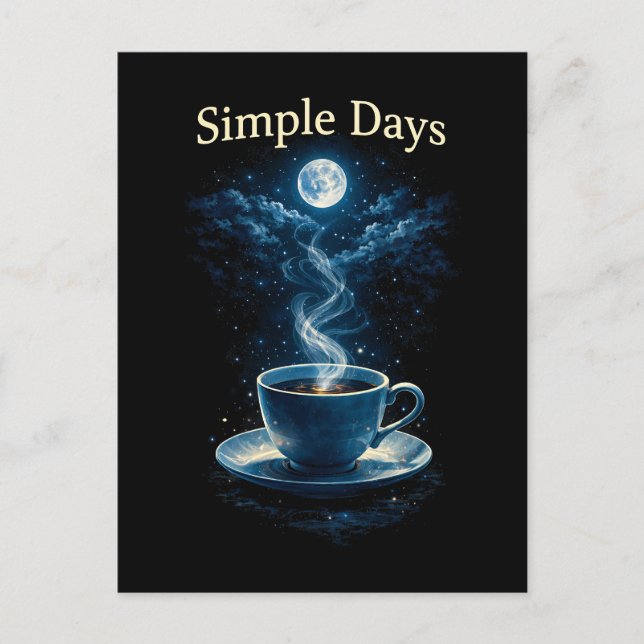 Cartão Postal Simple Days (Frente)