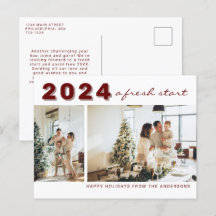 Simples Ano Novo Um Novo Início Dois Feriados Foto