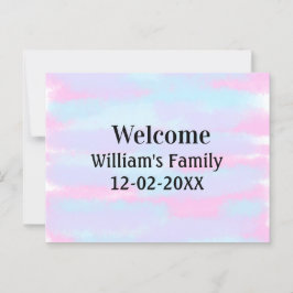 Cartão Postal simples logotipo monograma mínimo personalizado be