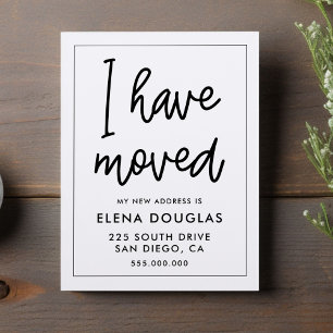 Cartão Postal Simples, movi o anúncio em movimento