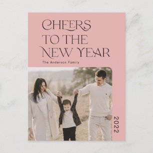 Cartão Postal Simples Saúde para a nova foto da família de 2022 