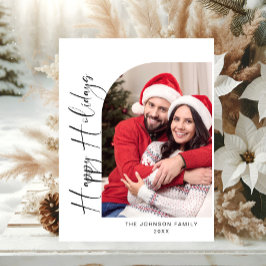 Cartão Postal Simplesmente Elegante Saudação de Natal FOTO