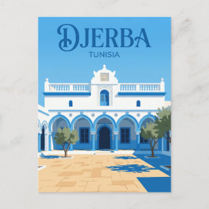 Cartão Postal Sinagoga El Ghriba Tunísia
